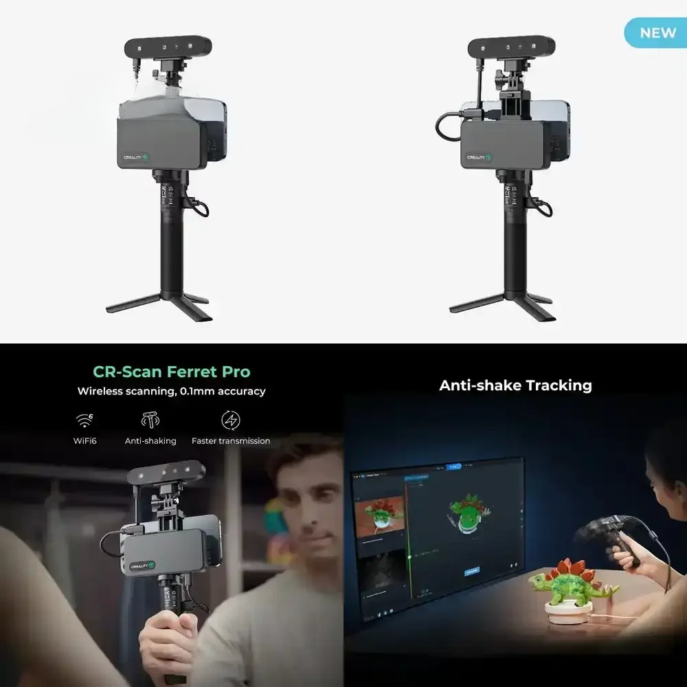 Handheld 3D Scanner High Precision - เครื่องสแกน 3 มิติ ระดับมืออาชีพ สำหรับอุปกรณ์สแกน 3