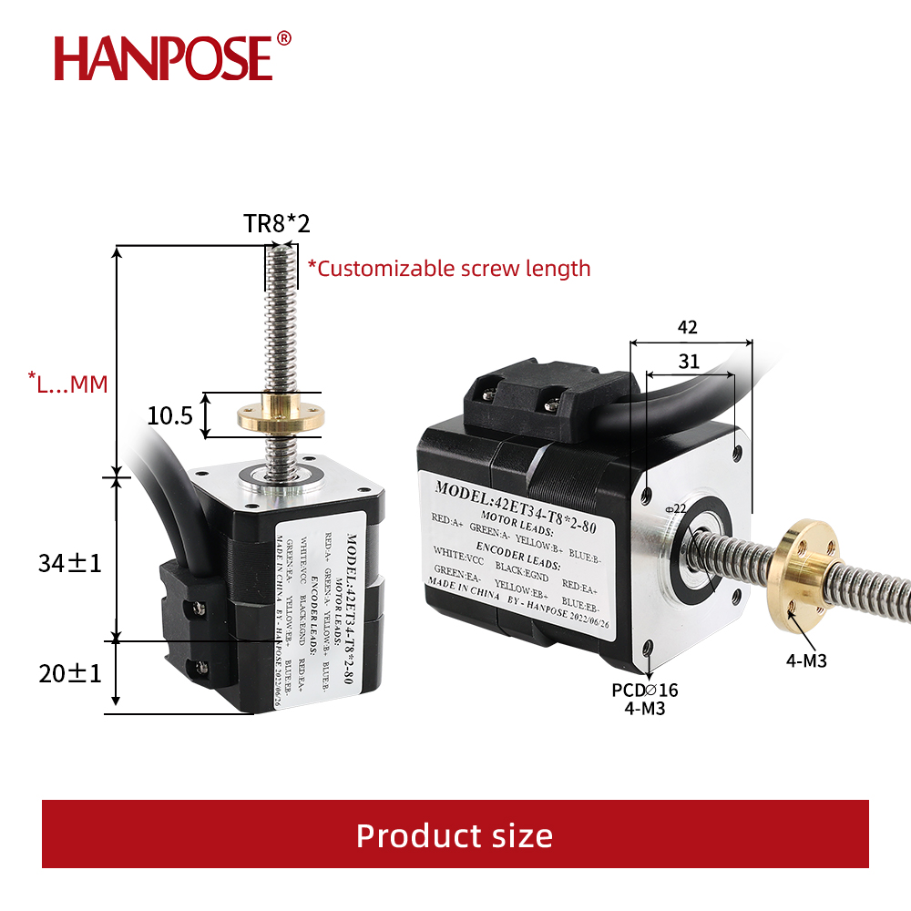 มอเตอร์แบบวงปิด NEMA17 2A 0.3N - Closed Loop Stepper Motor Nema 17 บทวิจารณ์และราคา