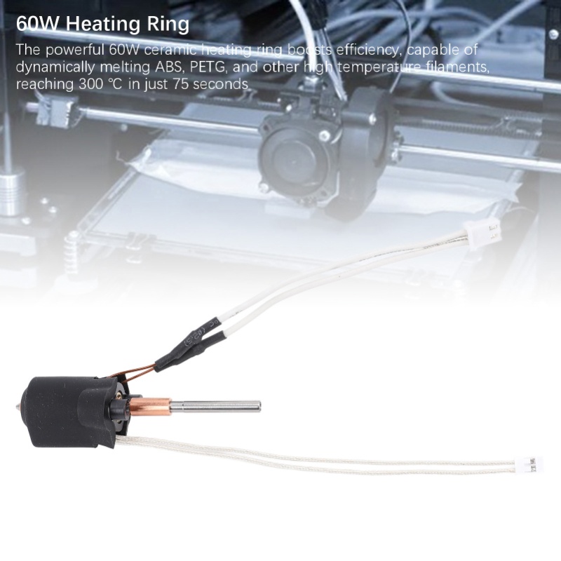 ชุดเซรามิกฮอตเอนด์ สำหรับการพิ - High Flow Ceramic Hotend บทวิจารณ์และราคา